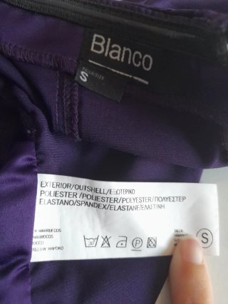 Top Morado Satinado Fruncido