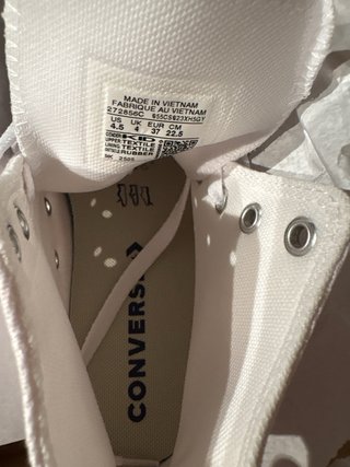 Converse All Star Blancas Talla 37