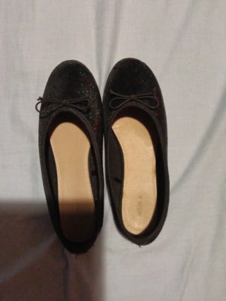 Bailarinas lentejuelas negro/multicolor T.35 sin u