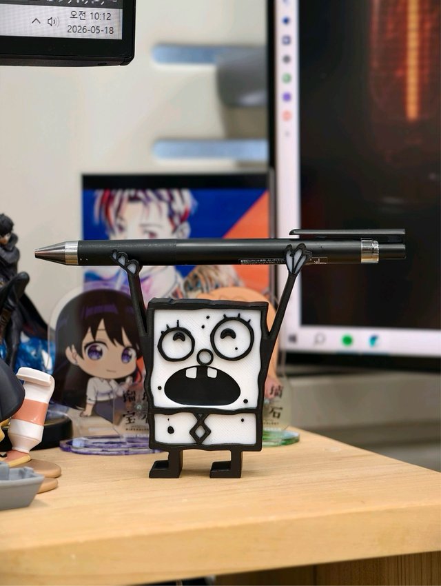 Porta-Canetas dooblebob 3D