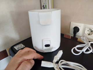 Calienta biberones blanco