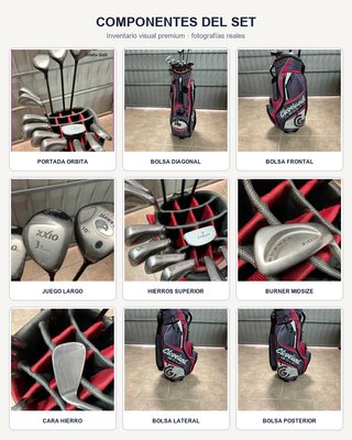 Set de Palos de Golf TAYLORMADE y CALLAWAY