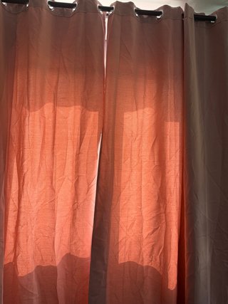 Set di 2 Tende Termiche Opache Rosa