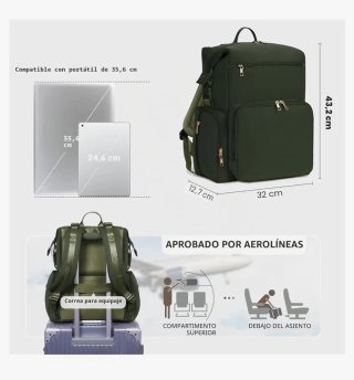 Mochila Cambiador Neopreno Impermeable