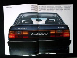 🇪🇸 Audi 200 C3 (Typ 44) Catálogo en Español 1986