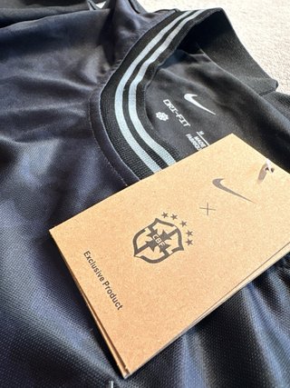 Camiseta Brasil x Stüssy Nike Negra Talla M