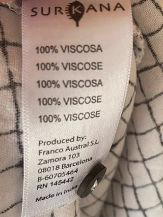 Vestido largo estampado Surkana