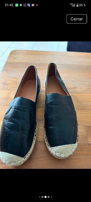 Alpargatas negras Talla 39
