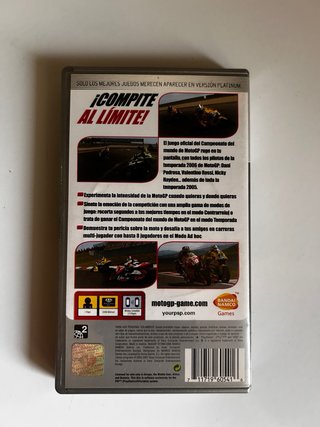 Juego PSP MotoGP Namco Platinum