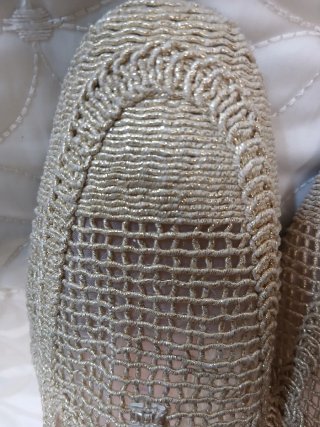 Mocasines dorados Alta Moda Talla 40