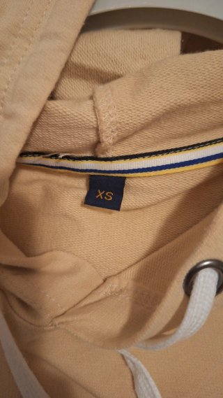 Sudadera beige con estampado Memories