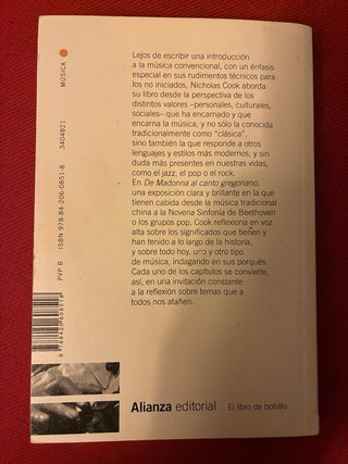 De Madonna al canto gregoriano : una muy breve ...