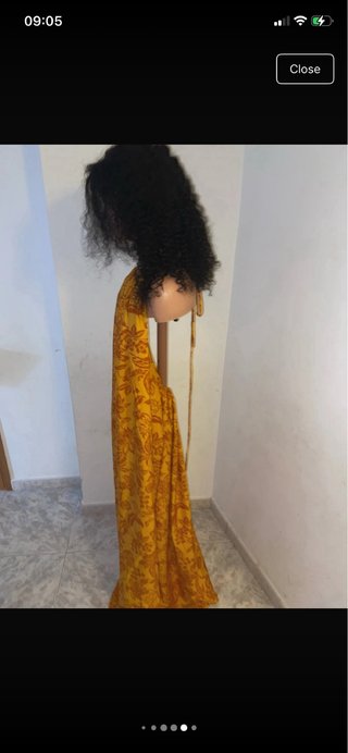 Abito estivo lungo giallo