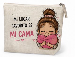 Neceser Mi Cama Dibujo Chica