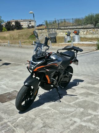 Moto VOGE 300 DS Adventure Gris/Naranja