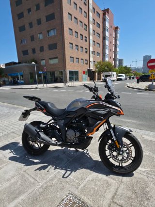 Moto VOGE 300 DS Adventure Gris/Naranja
