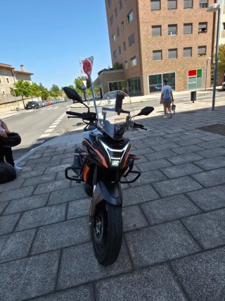 Moto VOGE 300 DS Adventure Gris/Naranja