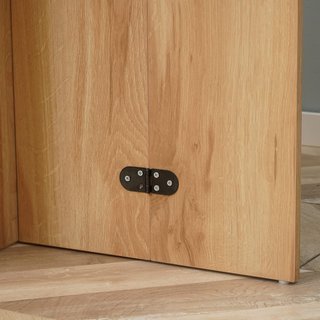 Tavolo da Pranzo Pieghevole Salvaspazio per Cucina e Soggiorno in Legno 90X60X74Cm, Rovere