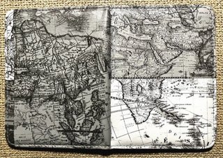 Funda Pasaporte Mapa Vintage Paperchase