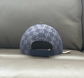 Gorra Gucci GG Azul y Gris Talla M
