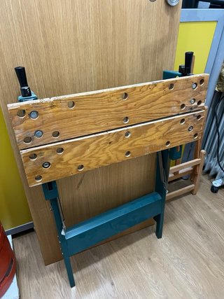 Mesa de trabajo plegable