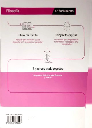 Libro de Filosofía de 1⁰ Bachillerato