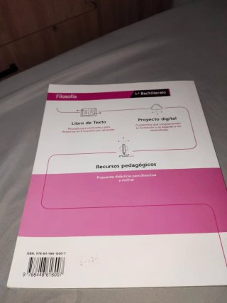 Libro de Filosofía de 1⁰ Bachillerato