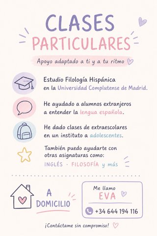 Clases particulares a domicilio