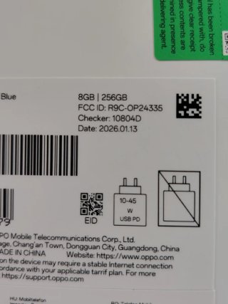 Telefono OPPO Reno14 F 5G. Sigillato.