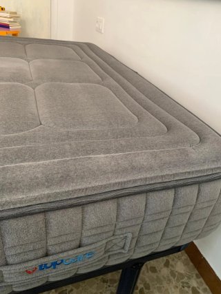 Colchón Viscoelástico Gris 195x140x95