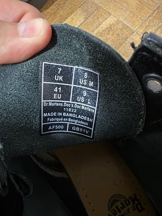 Botas Dr. Martens Negras Talla 38