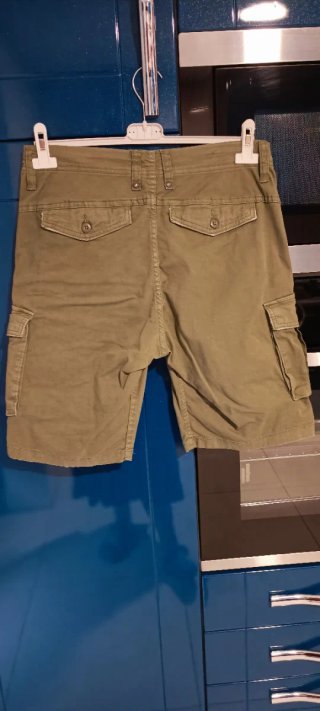Bermudas Jack & Jones Verde y Beige