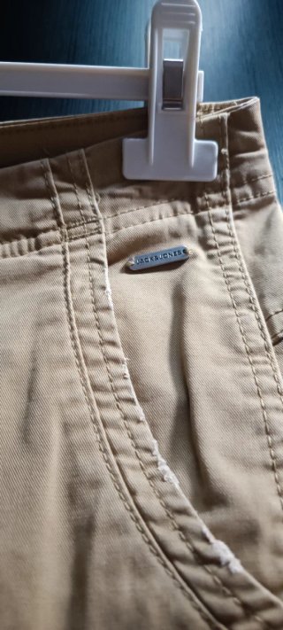 Bermudas Jack & Jones Verde y Beige
