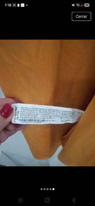 Vestido Zara amarillo talla M