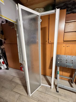 Mampara ducha 90x180 cm puertas correderas