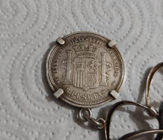 Se vende Moneda de plata  Antigua  1870
