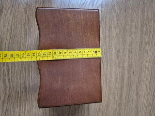 Joyero madera con espejo 20x13x12cm