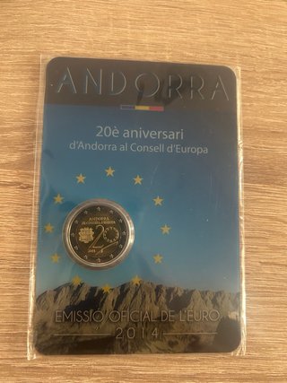 Andorra 20 Aniversario Consell d'Europa 2014