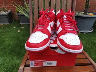 Nike Dunk High University Red Talla 44.5