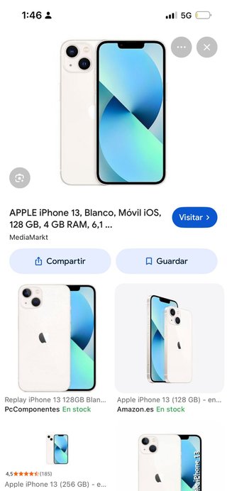 iPhone 13 Blanco 128GB