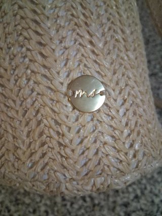 Bolso saco rafia Mango