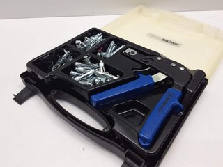 kit herramientas variadas workzone remachadora