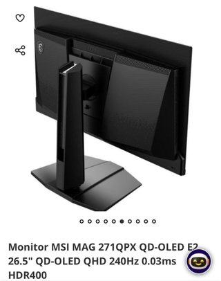 Monitor MSI MAG 271QPX QD-OLED E2