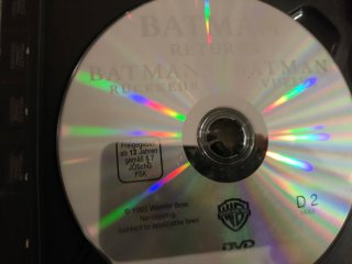 DVD Batman Regressa