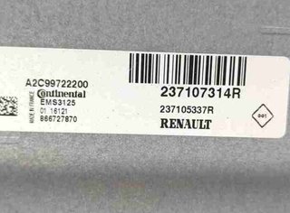 Centralita motor renault 237107314r clio 2206326