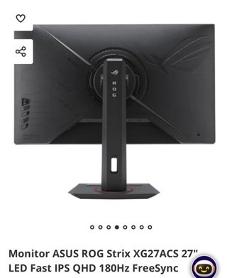 Monitor ASUS ROG Strix XG27ACS 27 QHD 180Hz