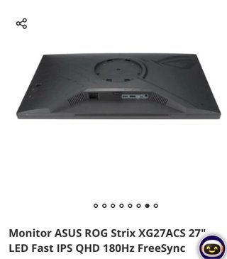 Monitor ASUS ROG Strix XG27ACS 27 QHD 180Hz