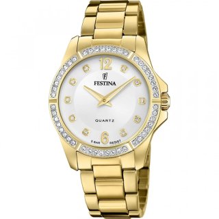 Reloj Festina Dorado Mujer