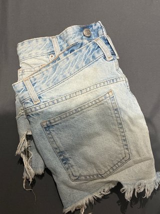 Shorts vaqueros rotos mujer