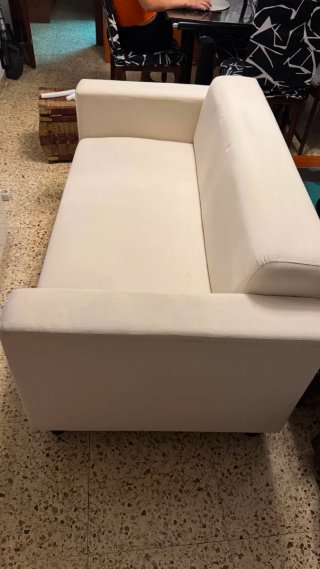 SOFÁ DE TELA BLANCO IKEA PERFECTO ESTADO
